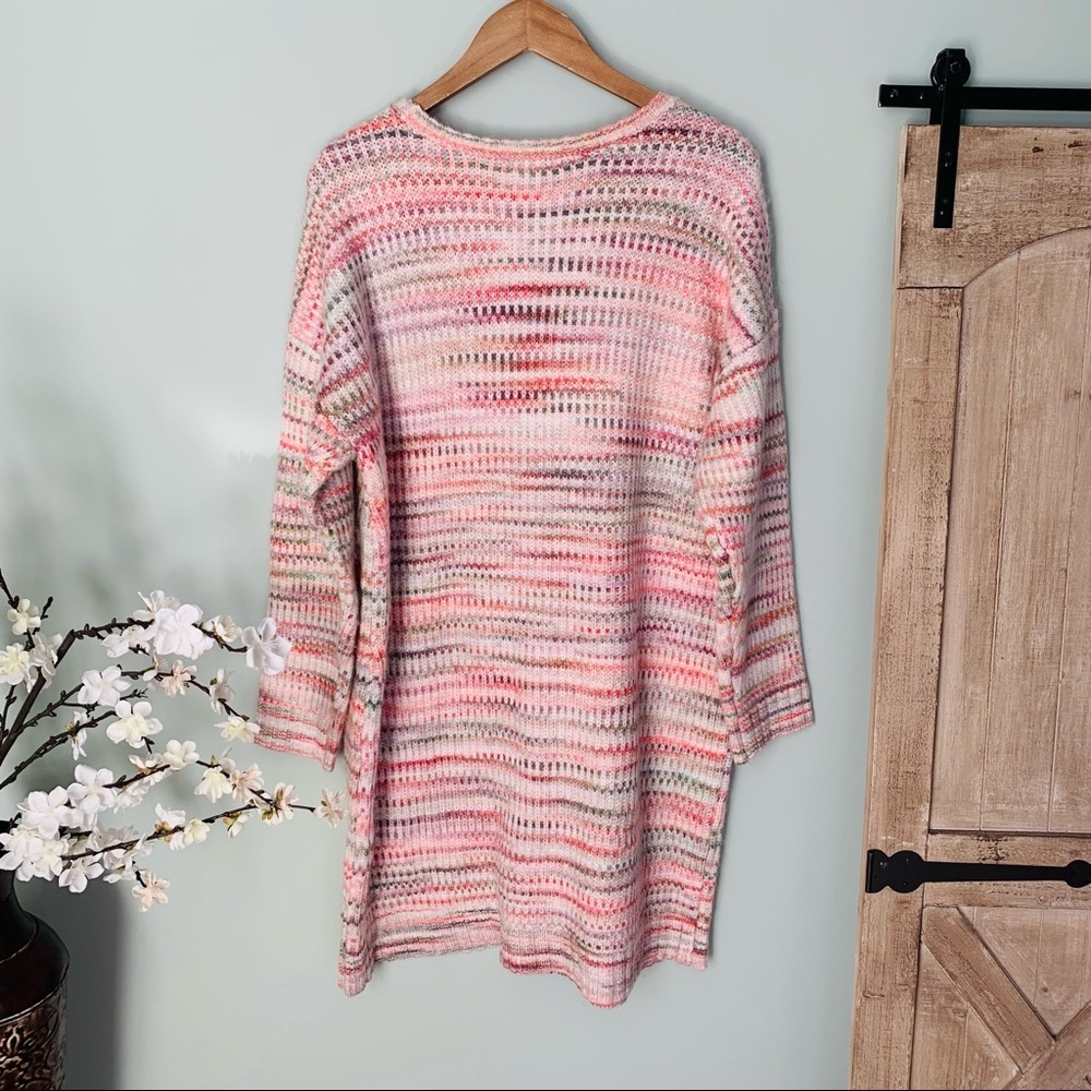 LOFT SpaceDye Sweater Dress NWT Size L - Picture 4 of 6